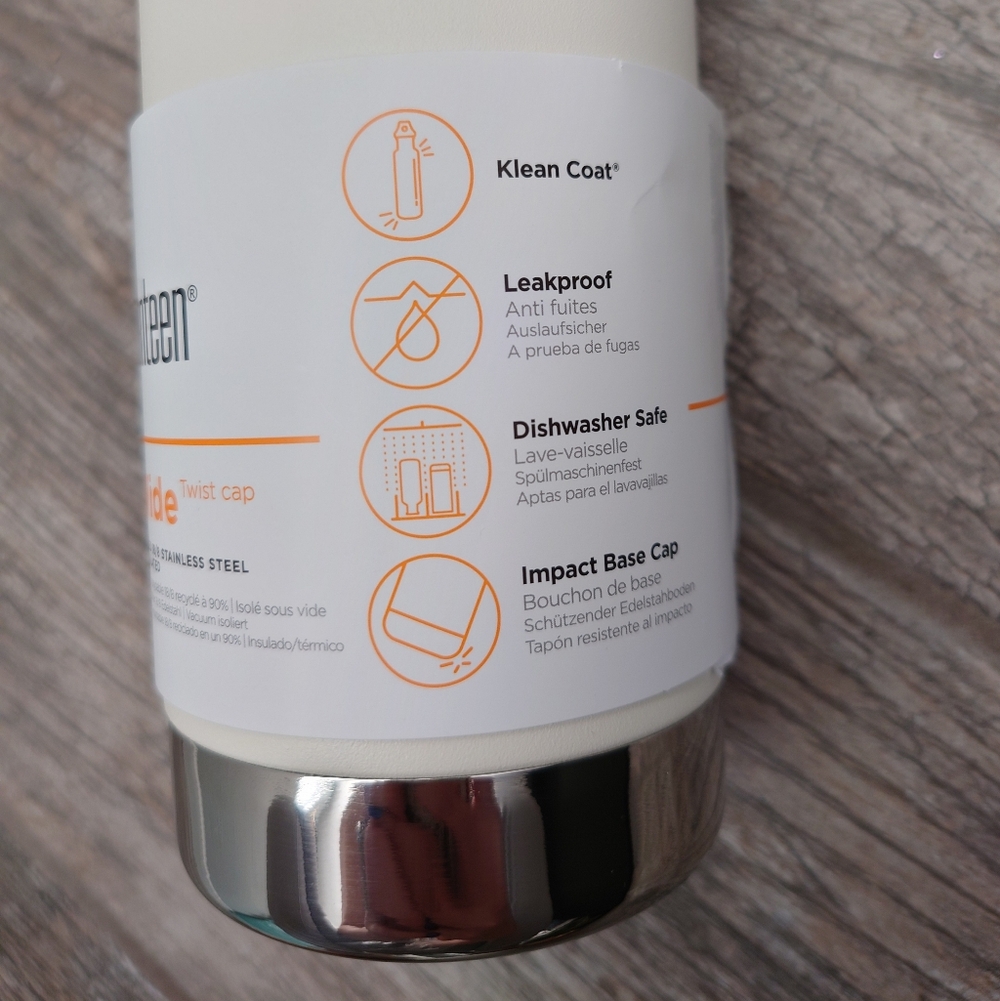 Klean Kanteen 20oz TKWide with Twist Cap - Tofu - Picture 5 of 5